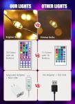 Minetom Color Changing Fairy String Lights - 100 LEDs