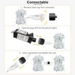 66ft Multicolor LED Icicle Christmas Lights