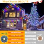 300LED Waterproof Multicolor Christmas String Lights 105FT