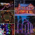 300LED Waterproof Multicolor Christmas String Lights 105FT