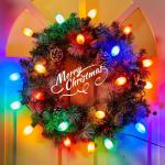 50 FT Multicolored C9 LED Christmas String Lights