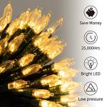 75 Feet LED Mini Christmas Lights - 200 Bulbs