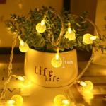 33 ft Globe String Lights with Remote, Warm White