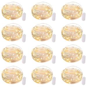 Brightown 12 Pack Battery Operated LED Fairy Lights