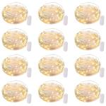 Brightown 12 Pack Battery Operated LED Fairy Lights