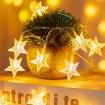 Battery Operated 50 LED Star String Lights