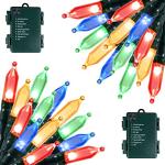 Battery Operated 50 LED Christmas String Lights