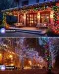 Brightown 2-Pack 46ft Solar String Lights