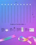 Brightown Smart 300 LED Curtain String Lights