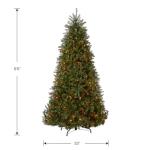 6.5ft Pre-Lit Dunhill Fir Christmas Tree with Stand