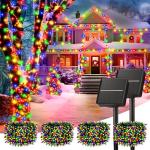 Minetom 160FT Solar String Lights - 4 Pack