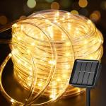 Brightown 39FT Solar Rope Lights with 100 LEDs