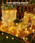 Solar LED String Lights - 2 Pack, 60 FT