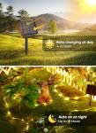 Brightown 39FT Solar Rope Lights with 100 LEDs
