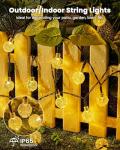 Solar LED String Lights - 2 Pack, 60 FT