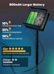 Brightown 39FT Solar Rope Lights with 100 LEDs
