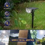 Solar Color Changing Spotlights for Christmas & Halloween