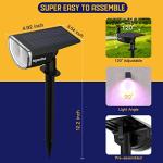 Solar Color Changing Spotlights for Christmas & Halloween