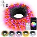 Smart RGB String Lights with Remote and App Control