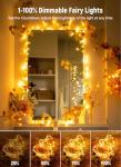 Minetom 100 LED Twinkle Fairy Lights with Remote