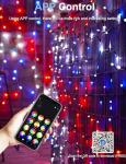 Smart RGB String Lights with Remote and App Control