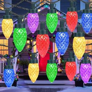 KAQ Outdoor C9 Multicolor LED String Lights