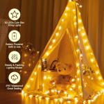 Battery Operated 50 LED Star String Lights