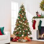 6ft Pre-Lit Spruce Artificial Christmas Tree