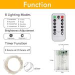 78FT LED Fairy Lights with Timer & Remote