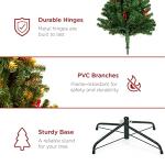 6ft Pre-Lit Spruce Artificial Christmas Tree