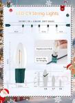 50 FT Vintage Warm White C9 Christmas Lights