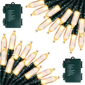 Battery Operated 50 LED Mini Christmas Lights