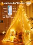Minetom LED Firecracker Twinkle String Lights