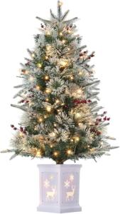 3 Ft Pre-Lit Artificial Christmas Tree with 78 Lights