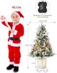 3 Ft Pre-Lit Artificial Christmas Tree with 78 Lights