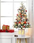 3 Ft Pre-Lit Artificial Christmas Tree with 78 Lights