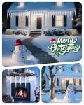 Minetom 20ft Twinkling Icicle Lights with Clips