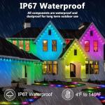 100ft Waterproof RGB Outdoor Christmas Lights