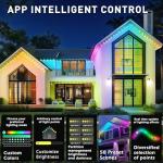100ft Waterproof RGB Outdoor Christmas Lights