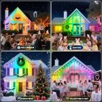 100ft Waterproof RGB Outdoor Christmas Lights