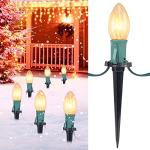 C9 Outdoor Christmas Pathway Lights - 51.4 Ft