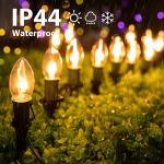 C9 Outdoor Christmas Pathway Lights - 51.4 Ft