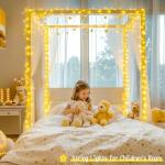 2 Pack Remote Battery String Lights, 66ft 200 LED
