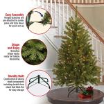 4.5ft Pre-Lit North Valley Spruce Christmas Tree