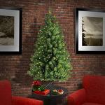 4.5ft Pre-Lit North Valley Spruce Christmas Tree
