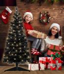 4-Foot Pre-Lit Christmas Tree with Warm Lights