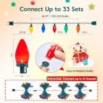 Brightown C9 LED Multi-Color Christmas String Lights