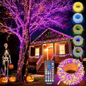 LitHome 66Ft Color Changing LED String Lights