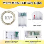 Warm White 4-Pack Battery Operated Fairy Lights