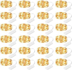 Brightown 24-Pack Battery Operated Fairy String Lights